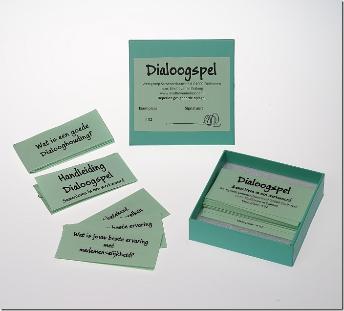 Dialoogspel Samenleven is een werkwoord